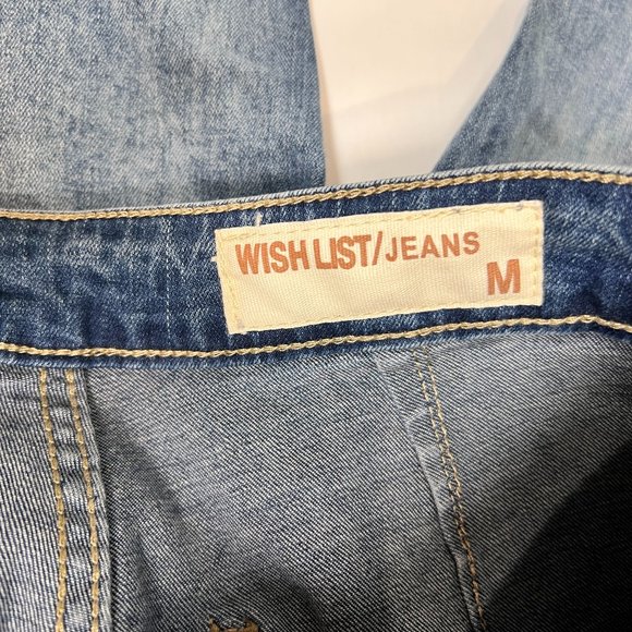 Wishlist Medium Wash High Waisted Flare Leg Jean Size M - Picture 11 of 12